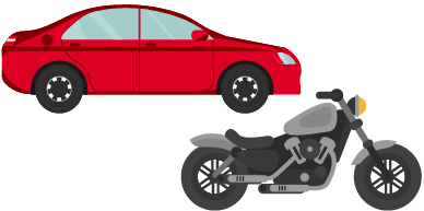 車とバイク